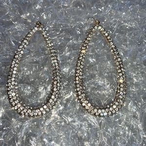 OVERSIZE CRYSTAL EARRINGS